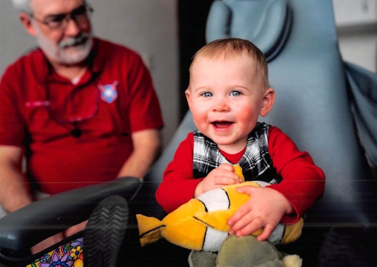 Child Smiling with Dr. Lambert