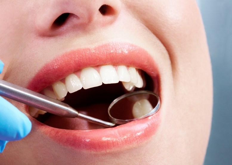 Smile examined after restorative dentistry